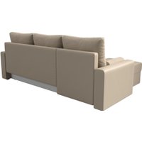 Угловой диван Лига диванов Верона лайт левый (экокожа бежевый)