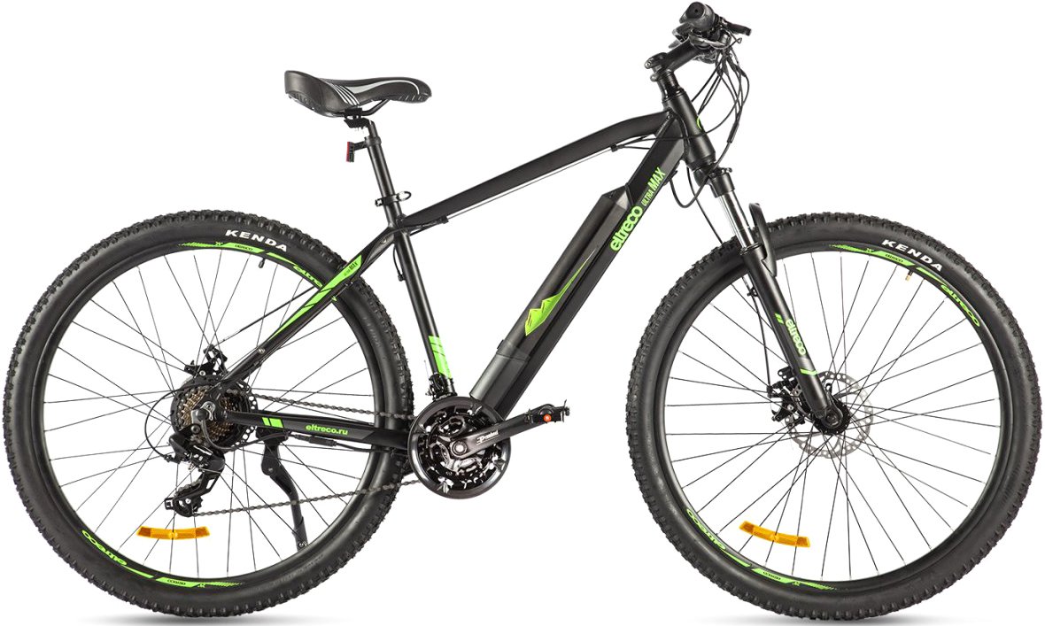 

Электровелосипед Eltreco Ultra Max 2022 (черный/зеленый)