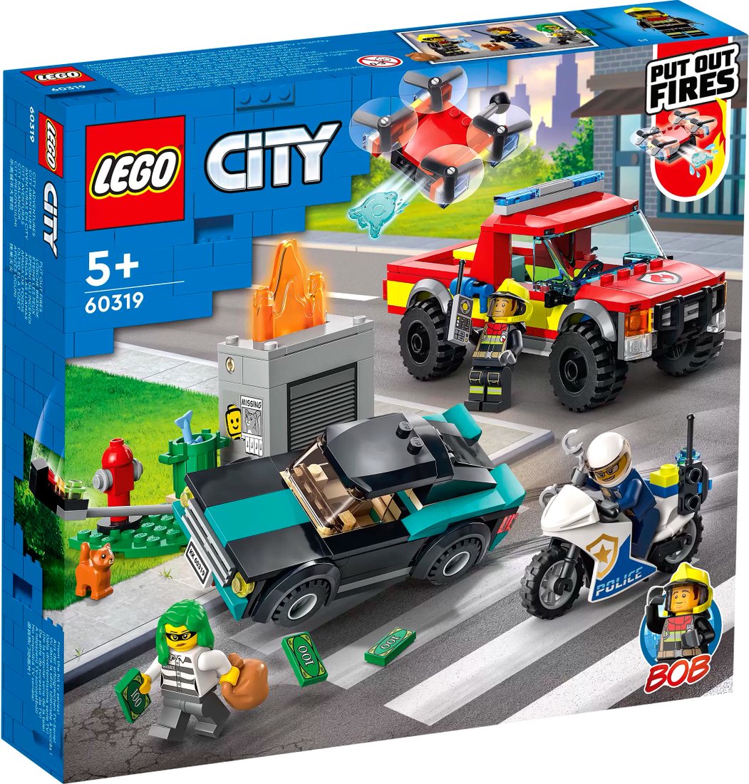 

Конструктор LEGO City 60319 Пожарная бригада и полицейская погоня