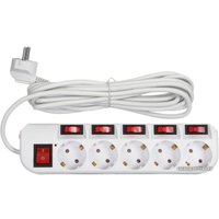 Сетевой фильтр Buro 500SH-5-SW-W