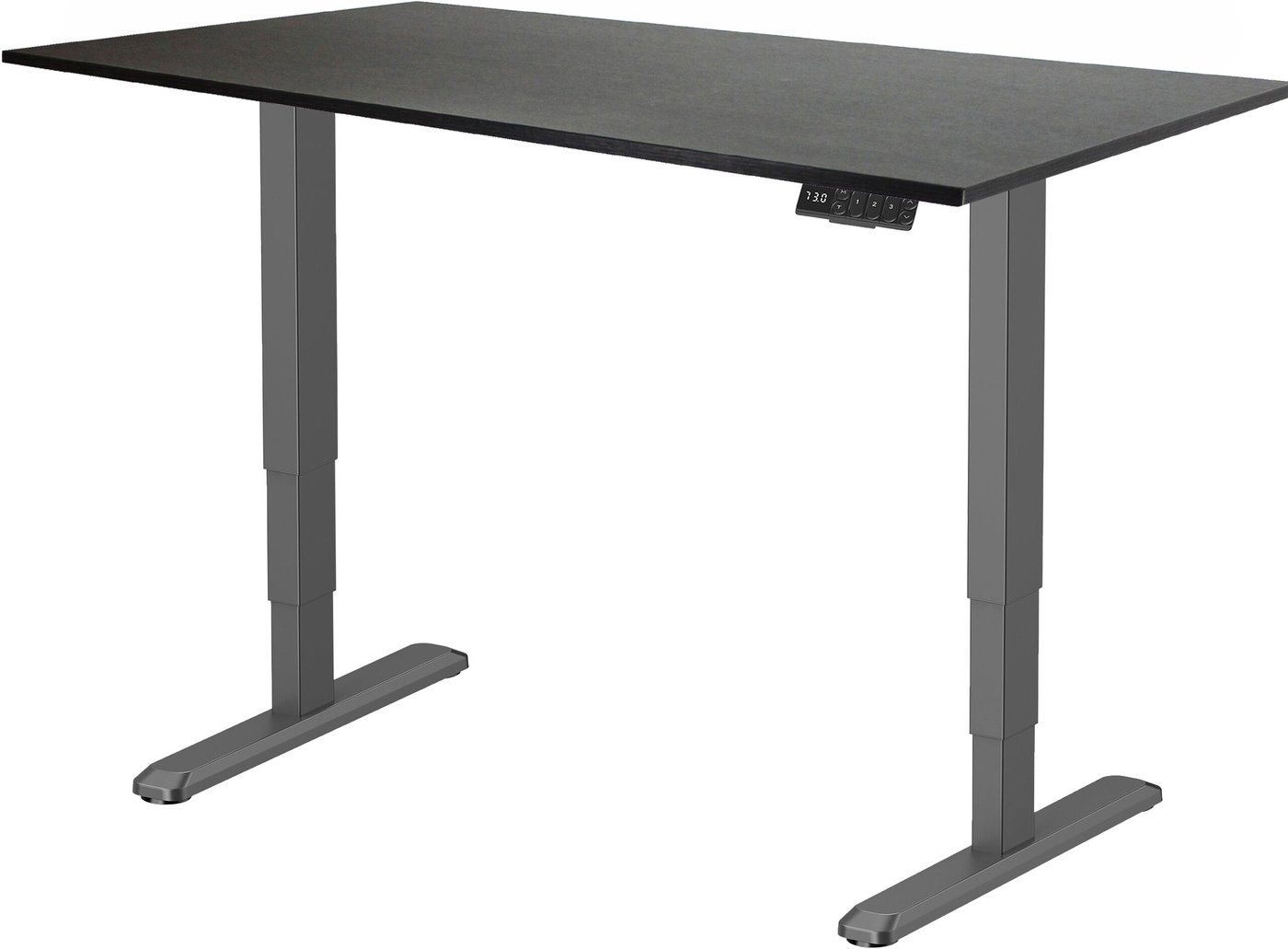 

Стол для работы стоя ErgoSmart Unique Ergo Desk 1200x650x18 мм (дуб мореный/черный)