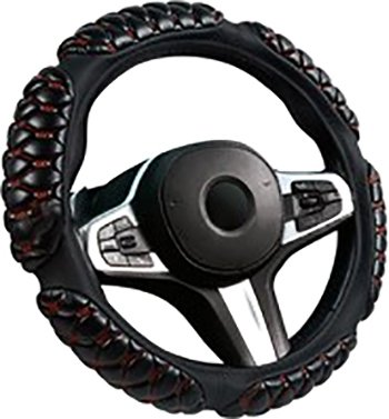 

Оплетка на руль CarFashion Blackberry M 31657 (черный/красный)
