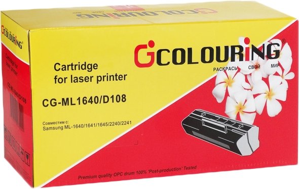 

Картридж Colouring CG-MLT-D108S (аналог Samsung MLT-D108S)
