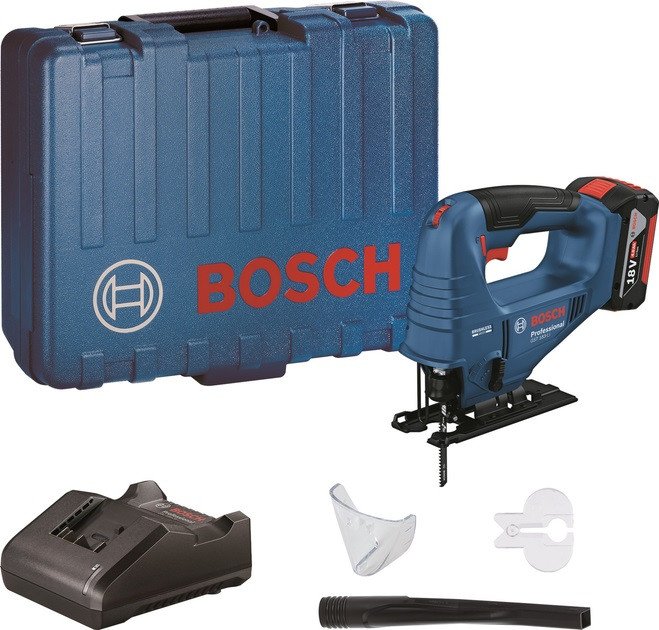 Электролобзик Bosch GST 183-LI Professional 06015B7022 (с 1-им АКБ, кейс)