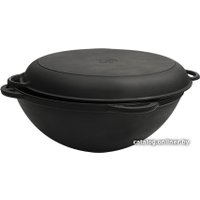 Казан Ситон с крышкой-сковородой 12 л