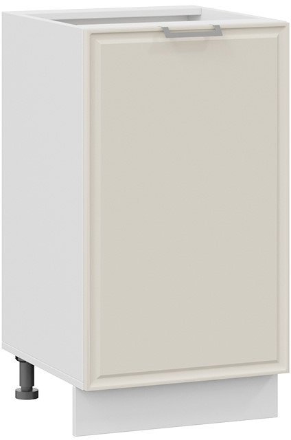 

Шкаф напольный Трия Белладжио 1Н45 (белый/софт панакота)