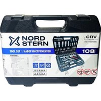 Универсальный набор инструментов Nord Stern NS-HTB0108EL (108 предметов)