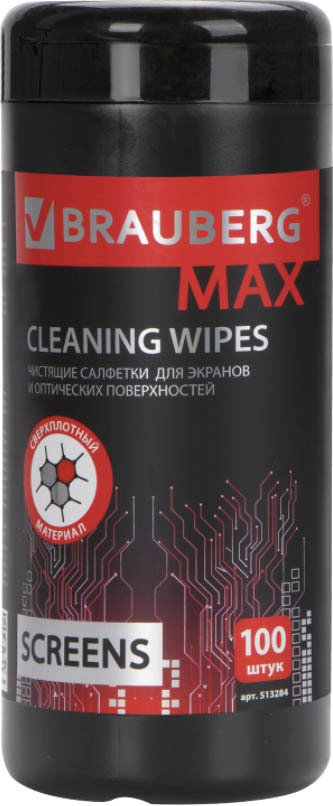 

Влажные салфетки BRAUBERG Max 513284 (100 шт)