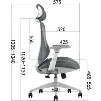 Офисное кресло Evolution Office Comfort (серый)
