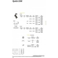 Трековый светильник Ideal Lux Quick 15W Cri90 30° 4000K WH On-Off (Quick 15W Cri90 30° 4000K White)