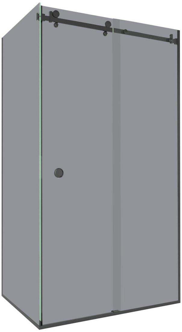 

Душевой уголок Benetto BEN-504_BL_T 125x80x220 (тонированное стекло/черный)