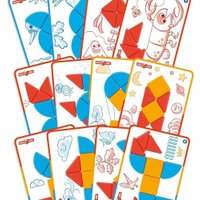 Развивающая игра Geomag Магнитные кубики фигуры и карточки GM302