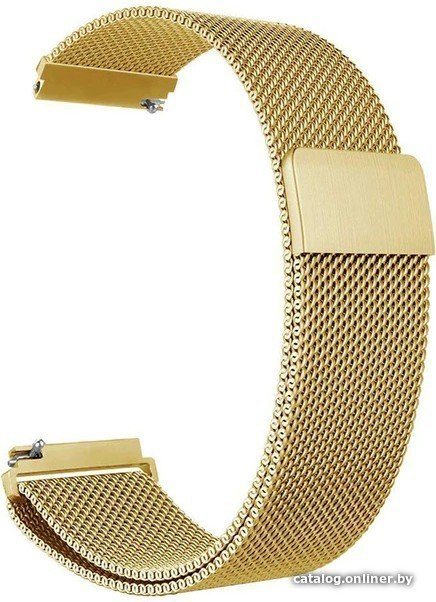 Браслет Rumi Milanese loop металлический 24 мм (золотистый)