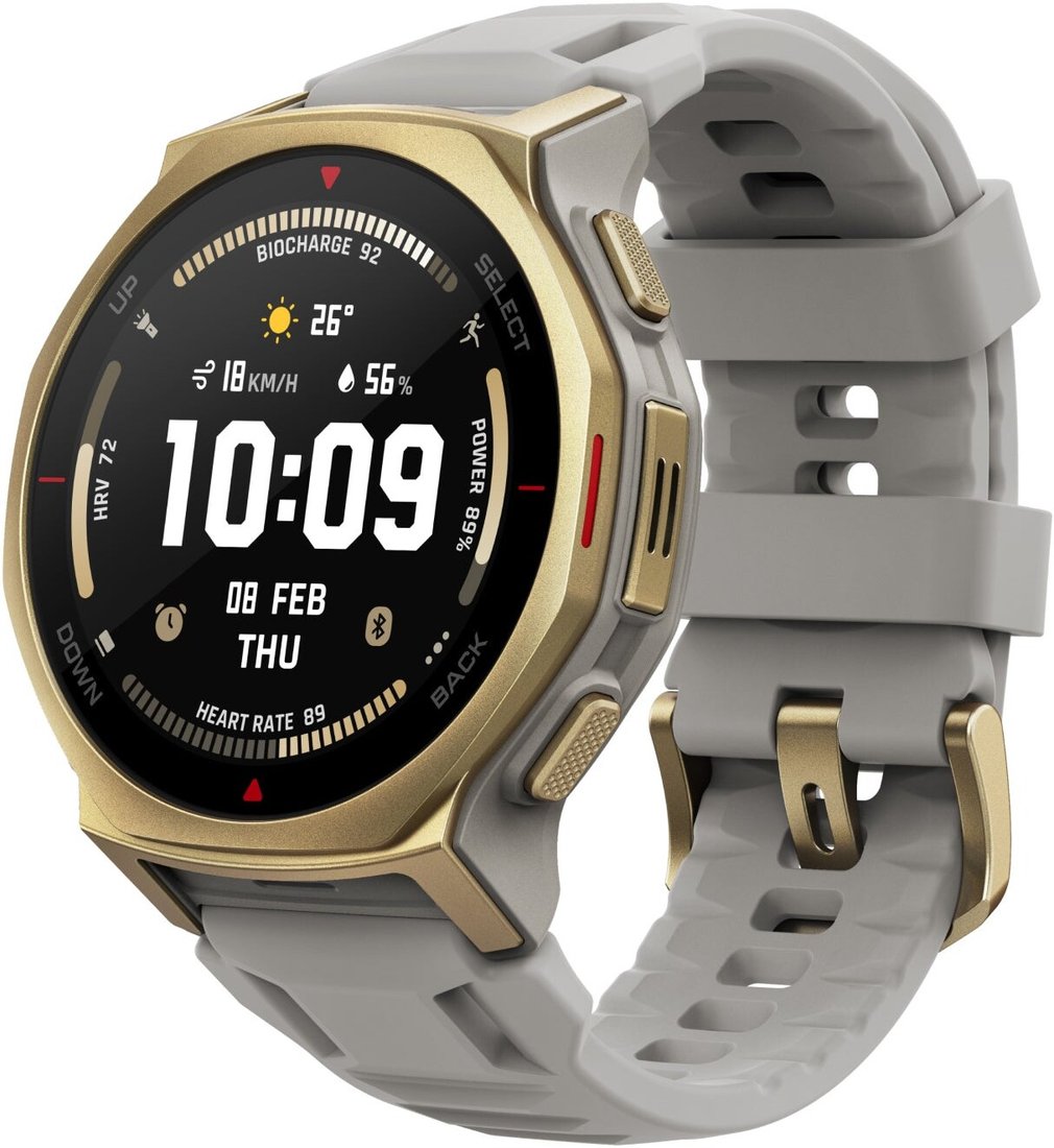 Умные часы Amazfit T-Rex 3 Pro 44 мм (золотисто-серый)
