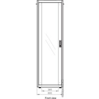 Шкаф телекоммуникационный Lande DYNAmic Basic LN-DB42U6060-BL-F 19" 42U