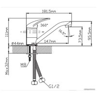 Смеситель Cronwil CD038-45