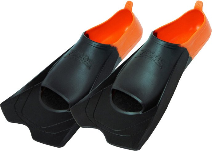 

Ласты Zoggs Short Blade Eco Fins 465220 (р. 45/46, черный/оранжевый)