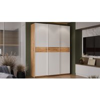 Шкаф-купе Трия Оскар Скания Т2 1800 268670 (ручка белая/дуб крафт золотой/белый снег/дуб тортугга)