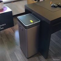 Мусорное ведро Eko Miragate Slim EK9270 30 л (светло-серый)