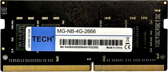 

Оперативная память Tech 4ГБ DDR4 SODIMM 2666 МГц