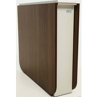 Стол-книга Stoloff Мечта 1600x850 (белый/орех, опоры складные, углы закругленные с роликами и ручками)