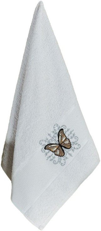 Полотенце Merzuka Kontes 50x90 11960 (в коробке,кремовый)