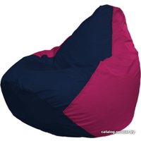 Кресло-мешок Flagman Груша Макси Г2.1-37 (фуксия/синий темный)
