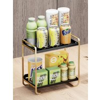 Домашний органайзер для косметики Happy Home HH-034B (черный/золотой)