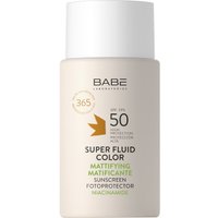 Крем солнцезащитный Laboratorios BABE Super Fluid Color Mattifyng Sunscreen SPF50 (50 мл)