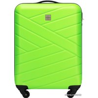 Чемодан-спиннер Wittchen Groove Line III 55 см (зеленый)