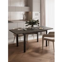 Кухонный стол Senira Велес 100x60 (бетон/опора черная) в Солигорске