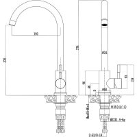 Смеситель Антей Булат 511511-ANT