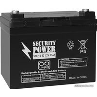 Аккумулятор для ИБП Security Power SPL 12-33 (12В/33 А·ч)