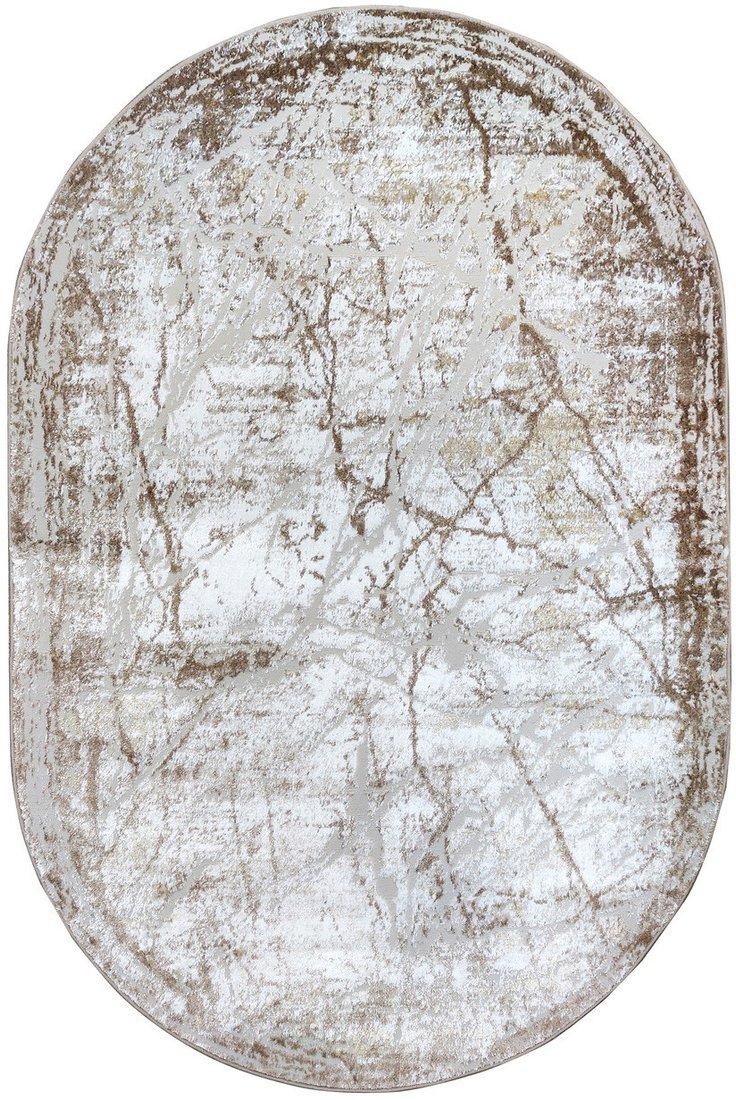 

Ковер для жилой комнаты Safyun Liparis LP378-CREAM-BROWN-OVAL (0.8x1.5)
