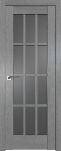 ProfilDoors 102XN L 40x200 (грувд серый, стекло графит)