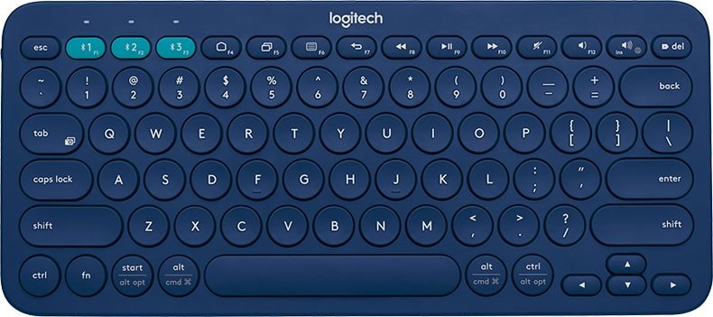 

Клавиатура Logitech Multi-Device K380 Bluetooth 920-007597 (синий, нет кириллицы)