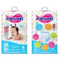 Трусики-подгузники Manuoki M 6-11 кг JPM001 (56 шт)