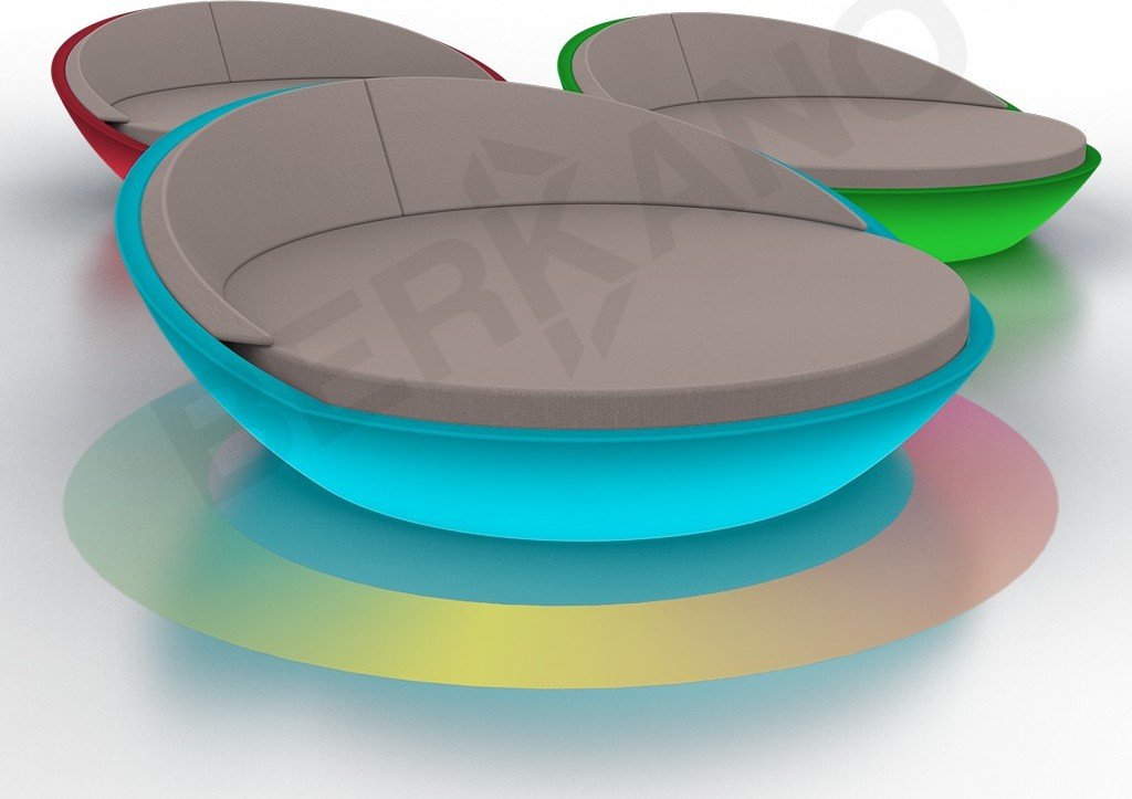 

Шезлонг Berkano Светящееся Riviera (белый LED RGB, E27/кофейный)