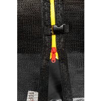 Батут GetActive Jump 12ft - 374 см с лестницей, внешней сеткой (черный)