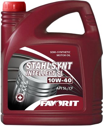 Моторное масло Favorit Stahlsynt Intellect SL/CF 10W-40 4л