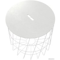 Журнальный столик Sheffilton SHT-CT41 254674 (мисандея/белый муар)