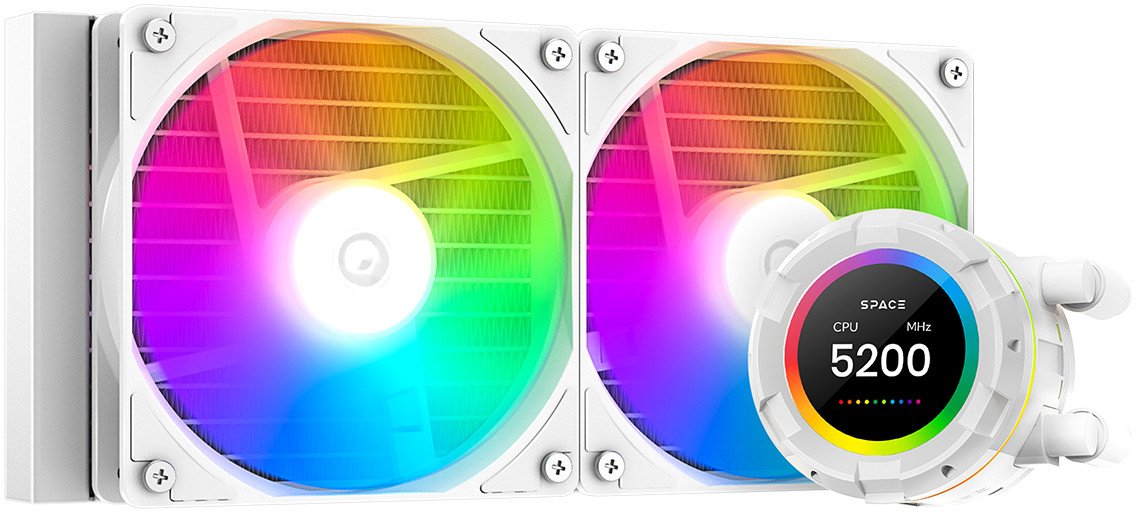 

Система жидкостного охлаждения для процессора ID-Cooling Space SL240 XE WHITE