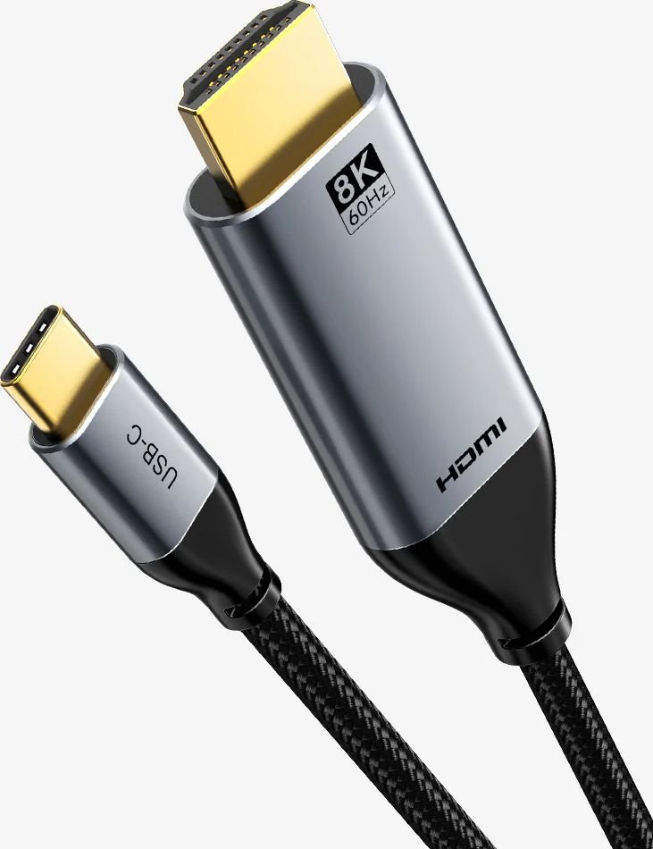 Кабель Cabletime CC14L USB Type-C - HDMI CT-CMHD8K-AG2 (2 м, черный)