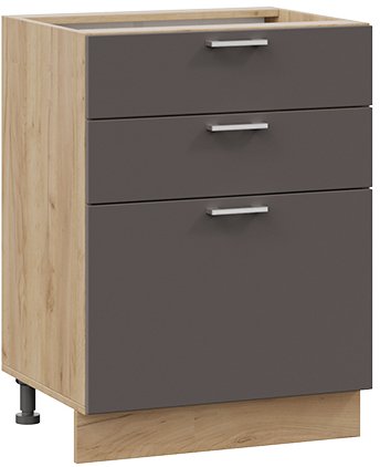 

Шкаф напольный Трия Габриэлла 1Н6Я3 (дуб крафт золотой/муссон)