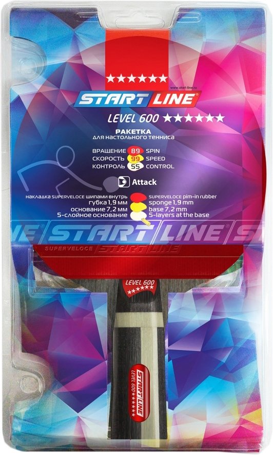

Ракетка для настольного тенниса Start Line Level 600 12703