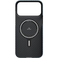 Чехол для телефона Pitaka Ultra-Slim для iPhone 17 Pro Max (1500D Black/Blue Twill)