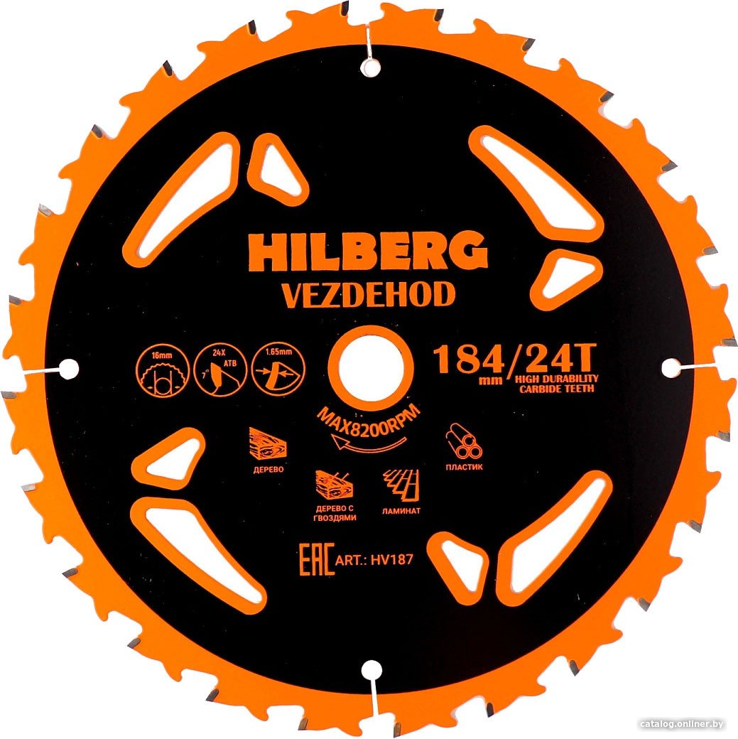 

Пильный диск Hilberg Vezdehod HV187