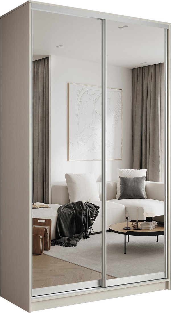 

Шкаф-купе Евва АЭП ШК.2 03 120 ВS.05 (бодега/хром)