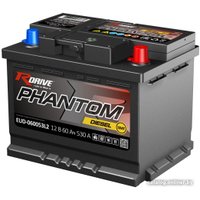 Автомобильный аккумулятор RDrive Phantom Diesel SMF EUD-060053L2 (60 А·ч)