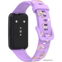 Ремешок Rumi силиконовый для Huawei Band 7 Rabbit cartoon